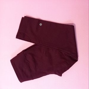 💥Burgundy Lululemon leggings